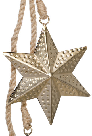 Thumbnail 2: Magical Season 20 in Hanging Gold Star Trio Christmas Decor  