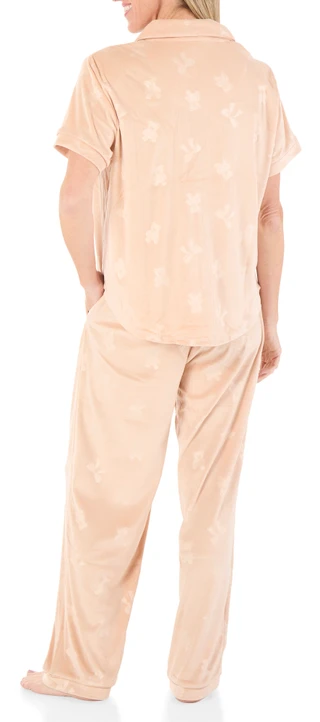 Thumbnail 2: FLORA Women's 2 Pc Soft Pajama Pants Set 