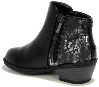 Thumbnail 3: Jessica Simpson Girls Western Cheetah Print Ankle Boot with Charms 