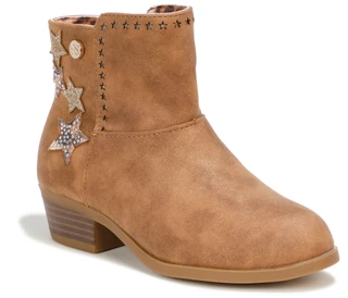 Thumbnail 1: Jessica Simpson Girls Ellen Bling Zip Up  Shortie Boots 