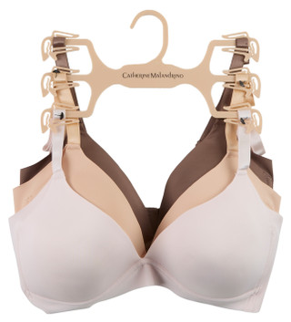 Thumbnail 1: Catherine Malandrino Women's 3 pk Wire Free Bras  