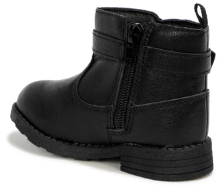 Thumbnail 2: Carters Girls Lena Heart Strap Zip Up Shortie Boot 