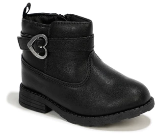 Thumbnail 1: Carters Girls Lena Heart Strap Zip Up Shortie Boot 
