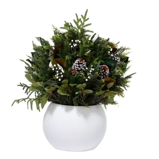 Thumbnail 1: 30-Inch Mixed Greenery Arrangement 