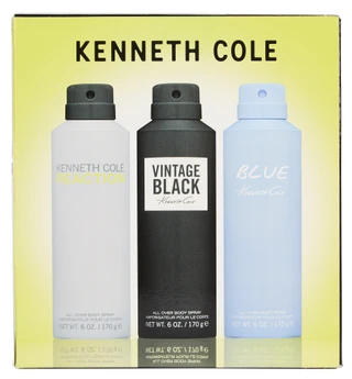 Thumbnail 1: Kenneth Cole Men's 3 Pk All Over Body Spray Collection 