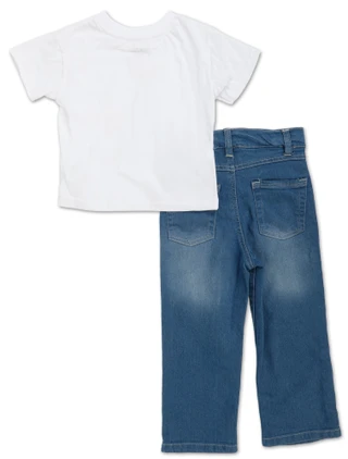 Thumbnail 2: Baby Phat Little Girls 2 Pc Pants Set  