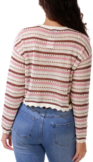 Thumbnail 2: Ragged Rose Juniors' Found My Cowboy Chenille Cardigan  