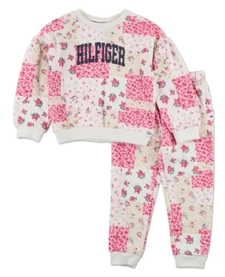 Thumbnail 1: Tommy Hilfiger Little Girls 2 Pc Pants Set  