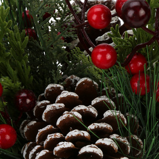 Thumbnail 2: 21 in Christmas Pine Berry Centerpiece  
