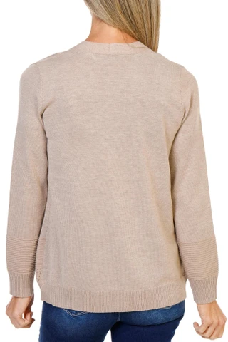Thumbnail 2: Love Scarlett Women's Long Sleeve Pointelle Cardigan 