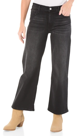 Thumbnail 1: Hudson Women's Rosalie 5 Pocket Wide Leg Ankle Jeans 