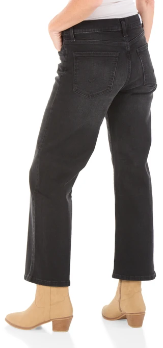 Thumbnail 2: Hudson Women's Rosalie 5 Pocket Wide Leg Ankle Jeans 