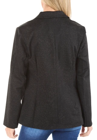 Thumbnail 2: Zac & Rachel Women's Figure-Defining Animal Print Blazer 