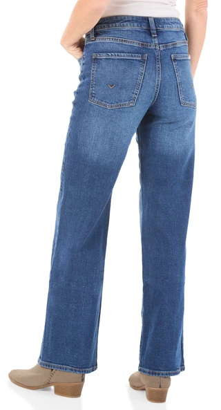 Thumbnail 2: Hudson Women's Rosalie 5 Pocket Highrise Wide Leg Jeans 