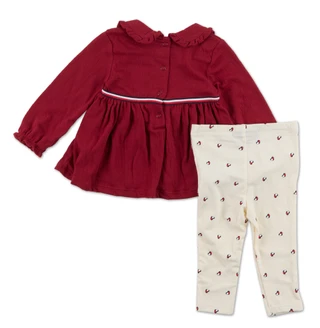 Thumbnail 2: Tommy Hilfiger Baby Girls Legging Set 