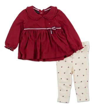 Thumbnail 1: Tommy Hilfiger Baby Girls Legging Set 