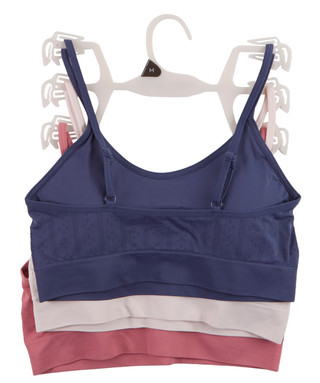 Thumbnail 2: Laura Ashley Women's 3 Pk Removable Padded Cup Seamless Bras  