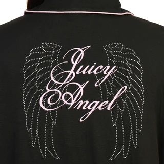 Thumbnail 2: Juicy Couture Women's Plus 2 Pc Rhinestone Pajama Shirt & Pants Set 