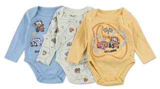 Thumbnail 1: Cars Baby Boys 3 Pk Creepers  