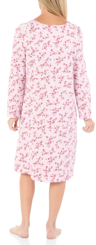 Thumbnail 2: Laura Ashley Women's Long Sleeve Printed Soft Nightgown  