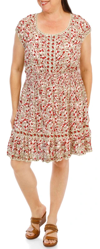 Thumbnail 2: MAX STUDIO Women's Plus Floral Print Dress  