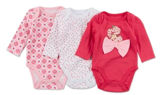Thumbnail 1: Strawberry Shortcake Baby Girls 3 Pk Creepers  