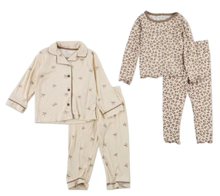 Thumbnail 1: FLORAL THREADS Toddler Girls 4 pc Pajama Pants Set  