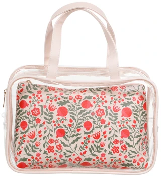Thumbnail 1: BLUSH CRUSH  2 Pc Toiletries & Cosmetics Travel Set 