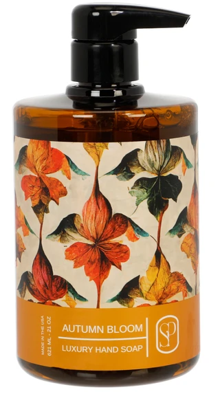 Thumbnail 1: Stem & Petal 21 oz Harvest Autumn Bloom Luxury Hand Soap 