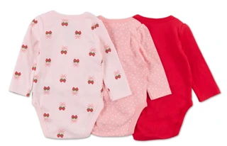 Thumbnail 2: Strawberry Shortcake Baby Girls 3 Pk Creepers 