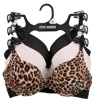 Thumbnail 1: Steve Madden Women's 3 Pk Padded Underwire Bras  