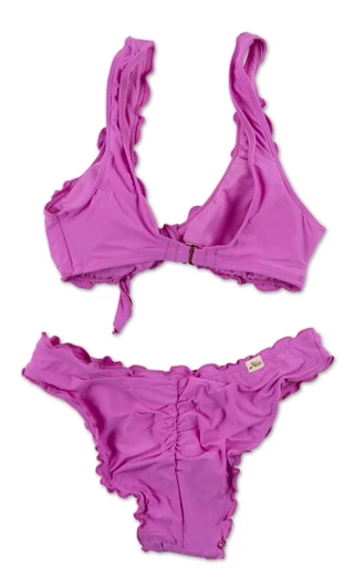 Thumbnail 2: Hobie Juniors 2 Pc Ruffled Swimsuit 