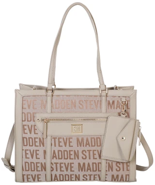Thumbnail 2: Steve Madden 2 Pc Tote Bag & Pouch Set  