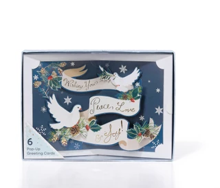 Thumbnail 1: Up with Paper Doves Boxed Pop-Up Greeting Cards 