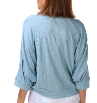 Thumbnail 2: Democracy Petite Textured Knit Dolman Sleeve Top 