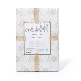 Thumbnail 2: Rockhill Home Oblong Metallic Lurex Tablecloth 