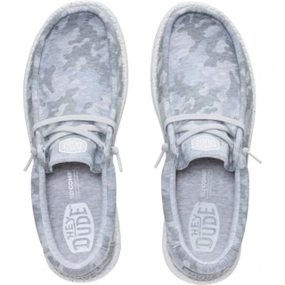 Thumbnail 3: Hey Dude Men's Wally Stretch Jersey Camo Slip-On Shoes 