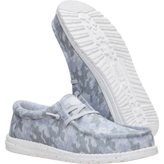 Thumbnail 4: Hey Dude Men's Wally Stretch Jersey Camo Slip-On Shoes 