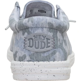 Thumbnail 6: Hey Dude Men's Wally Stretch Jersey Camo Slip-On Shoes 