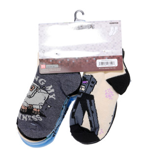 Thumbnail 2: Minecraft Boys' 8-Pair Quarter Socks 
