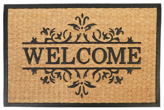 Thumbnail 1: Fiddle + Fern Boxed Welcome Outdoor Rug 
