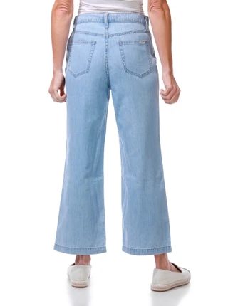 Thumbnail 2: Joe's Jeans Women's High Rise Wide Leg Crop Jeans 