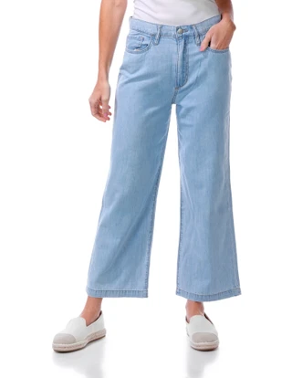 Thumbnail 1: Joe's Jeans Women's High Rise Wide Leg Crop Jeans 