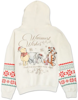 Thumbnail 1: Winnie The Pooh Juniors' Warmest Wishes Graphic Hoodie 