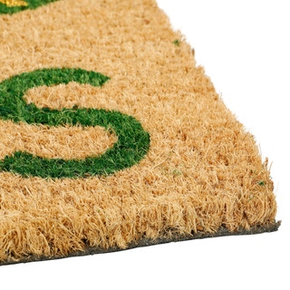 Thumbnail 2: NIKKI CHU Happy Holidays Coir Outdoor Rug 