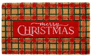 Thumbnail 1: Stitch & Weft Merry Christmas Coir Doormat 