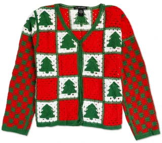 Thumbnail 1: Liv Women's Plus Holiday Crochet Cardigan 