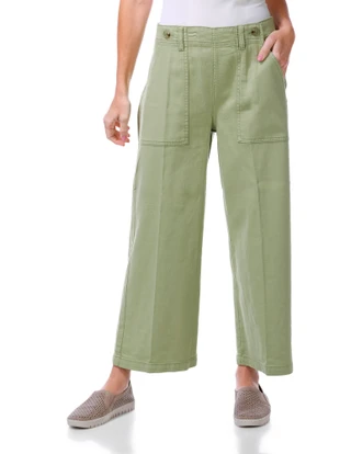 Thumbnail 1: Liverpool Women's Utility Crop Wide Leg Pants 
