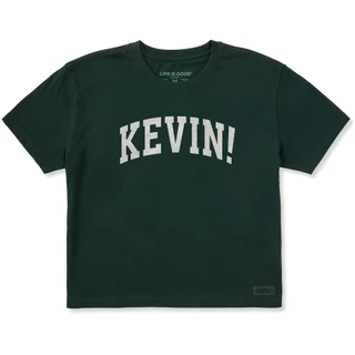 Thumbnail 1: Life is Good Women's Kevin!  Arch Short Sleeve Crusher Boxy Tee 