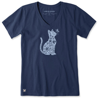 Thumbnail 1: Life is Good Women's Botanical Tee 